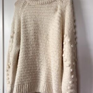 Cozy wool Cream Knit Sweater